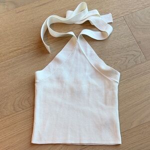 Wilfred Ivory Ribbed Camisole
